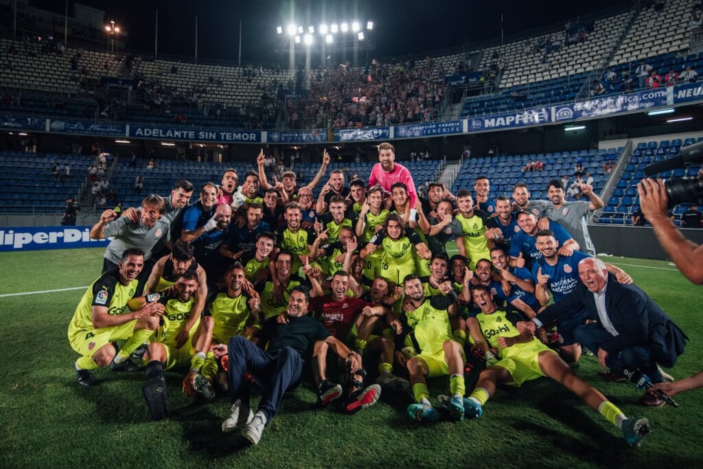 Qui queda del dia de Tenerife?Només quatre jugadors del primer equip i tres del filial es mantenen actualment a les files gironines