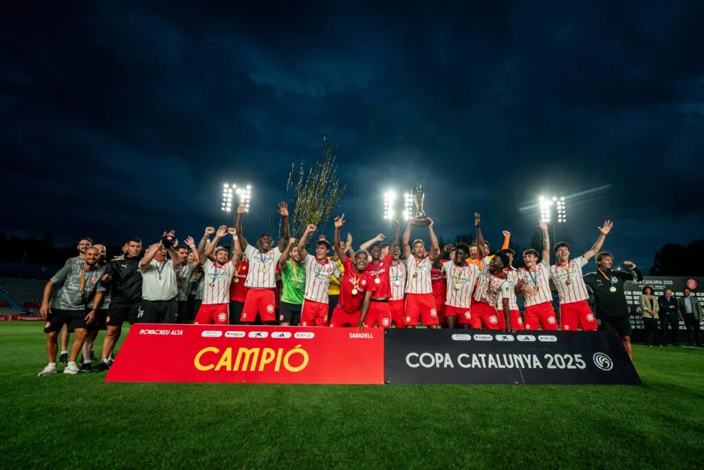 El Girona, campió de la Copa Catalunya!