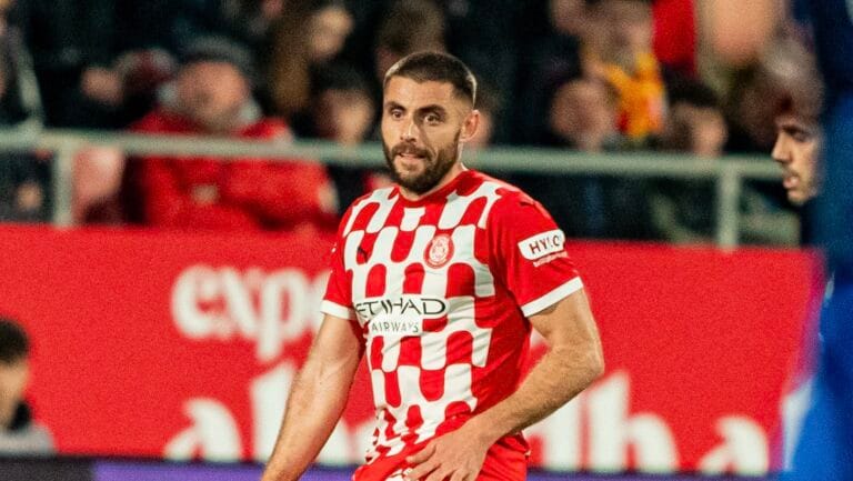 David López, central del Girona FC