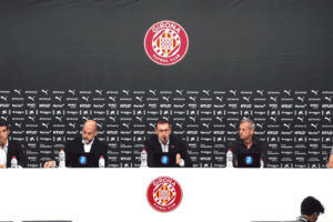 Quique Cárcel, Delfí Geli, Pere Guardiola i Ignasi Mas-Bagà valoren el descens del Girona a Segona Divisió.