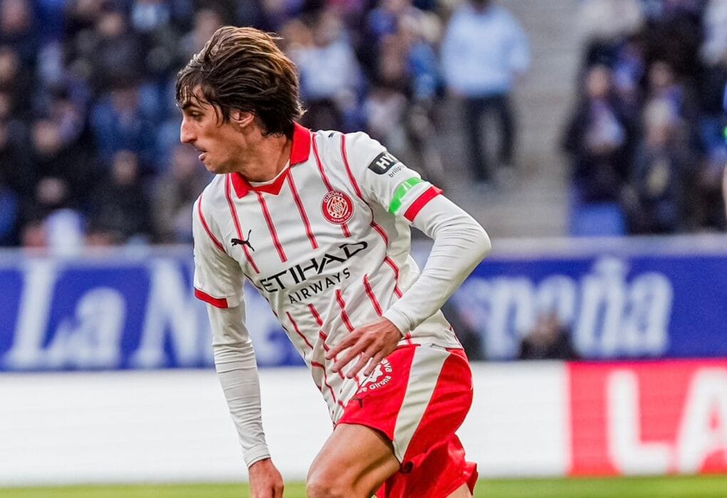 Bryan Gil amb la samarreta del Girona FC