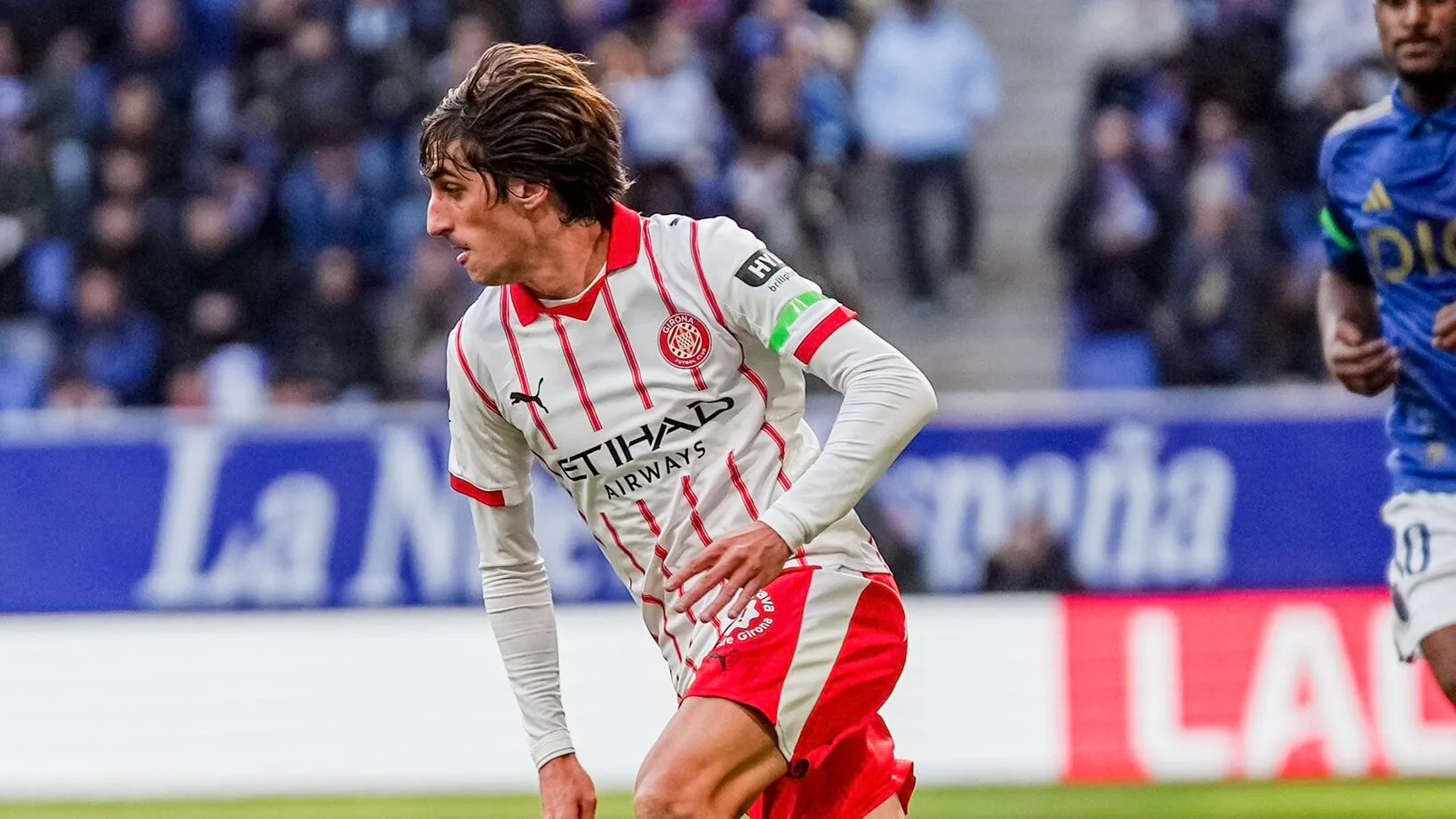 Bryan Gil amb la samarreta del Girona FC