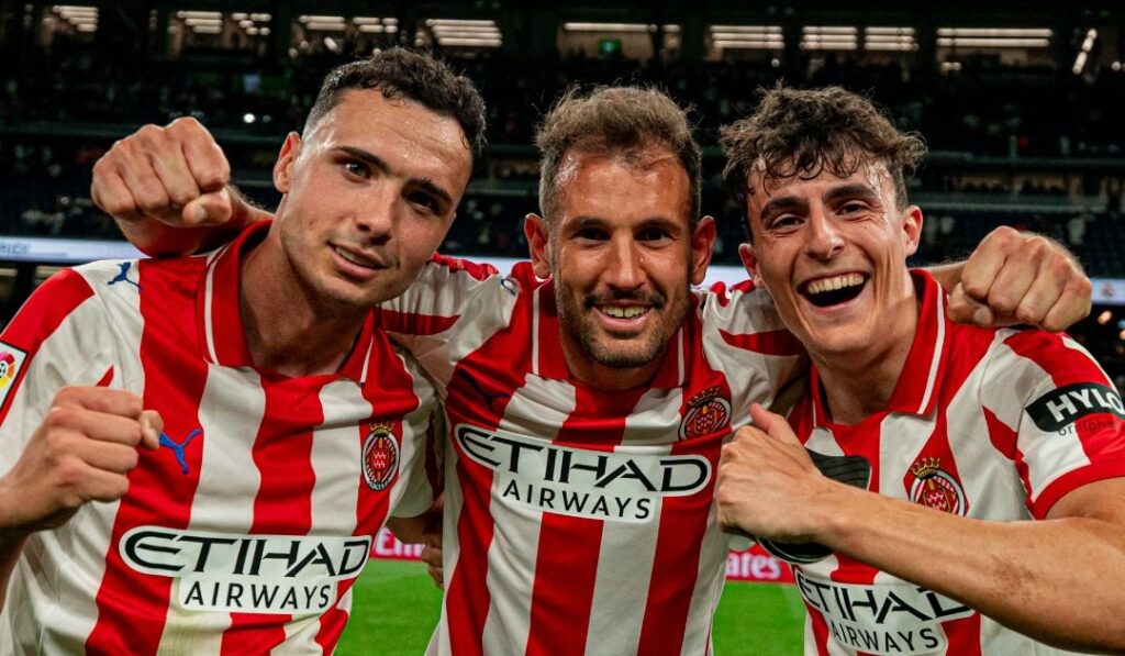 Arnau, Stuani i Francés al Bernabéu