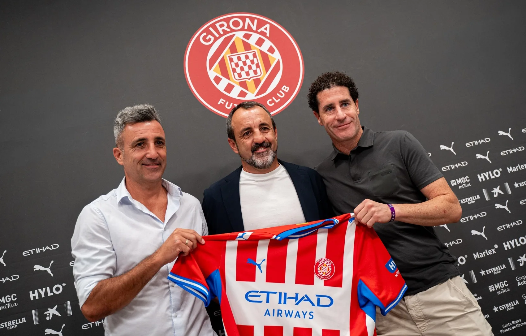 Quique i Óscar Álvarez amb Jordi Balcells