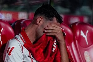 Arnau Martínez després de baixar a Segona