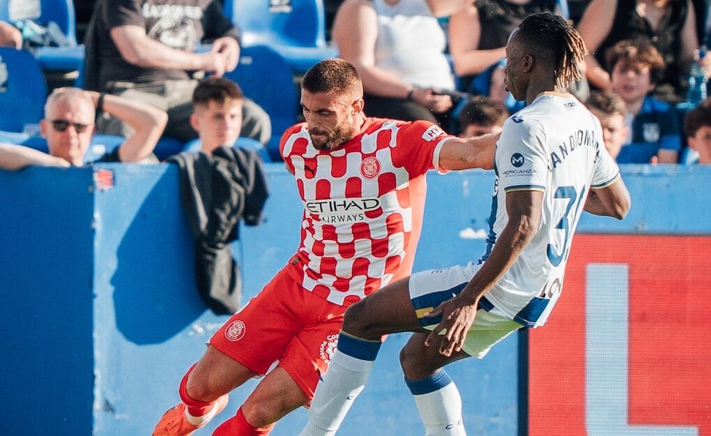 David López a Butarque contra el Leganés