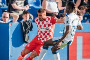 David López a Butarque contra el Leganés