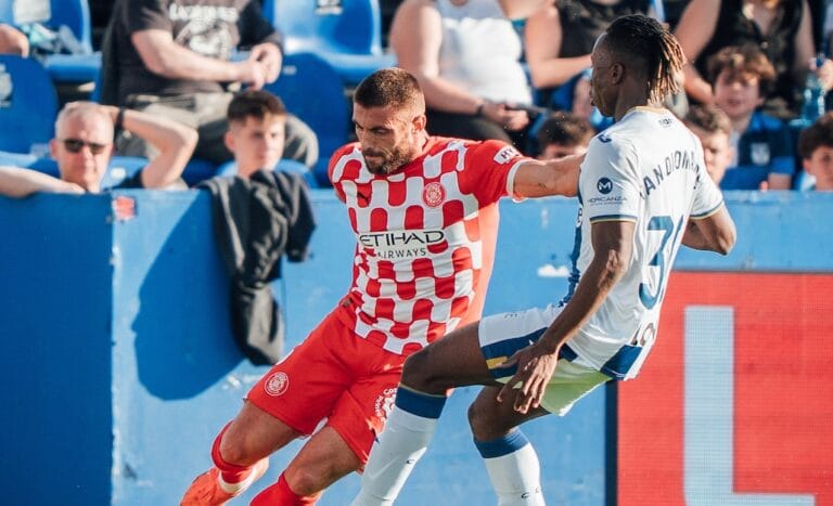 David López a Butarque contra el Leganés