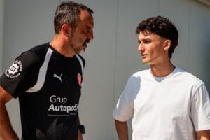 Unai Hernández amb Quique Álvarez