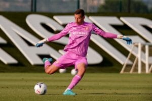 Krapyvtsov durant la pretemporada amb el Girona