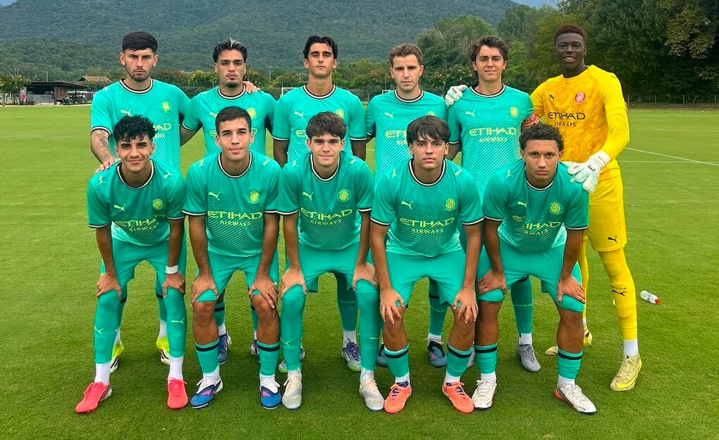 Onze del Girona contra el Terrassa - Amistós