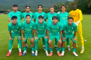 Onze del Girona contra el Terrassa - Amistós