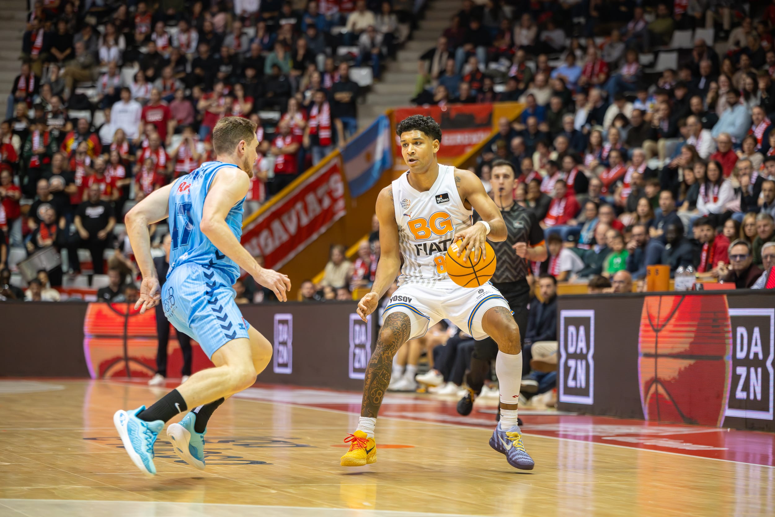 Mark Hughes durant un partit amb el Bàsquet Girona