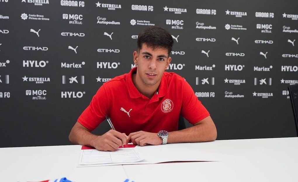 Aitor Araque, jugador del Juvenil A del Girona