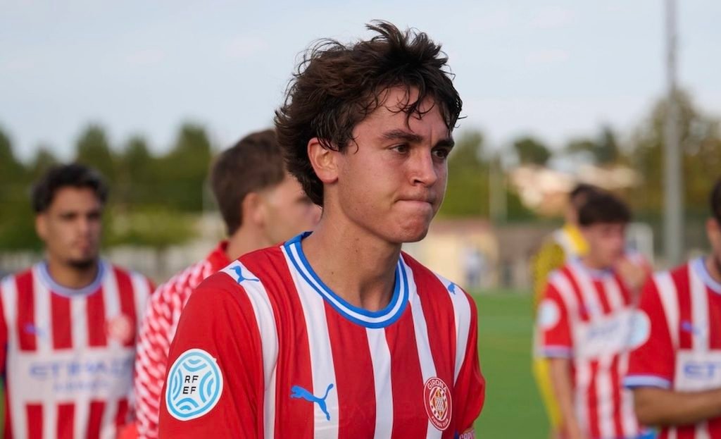 Biel Farrés després del Girona B-Espanyol B