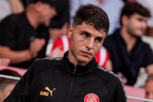 Ivan Morante abans de jugar amb el Girona
